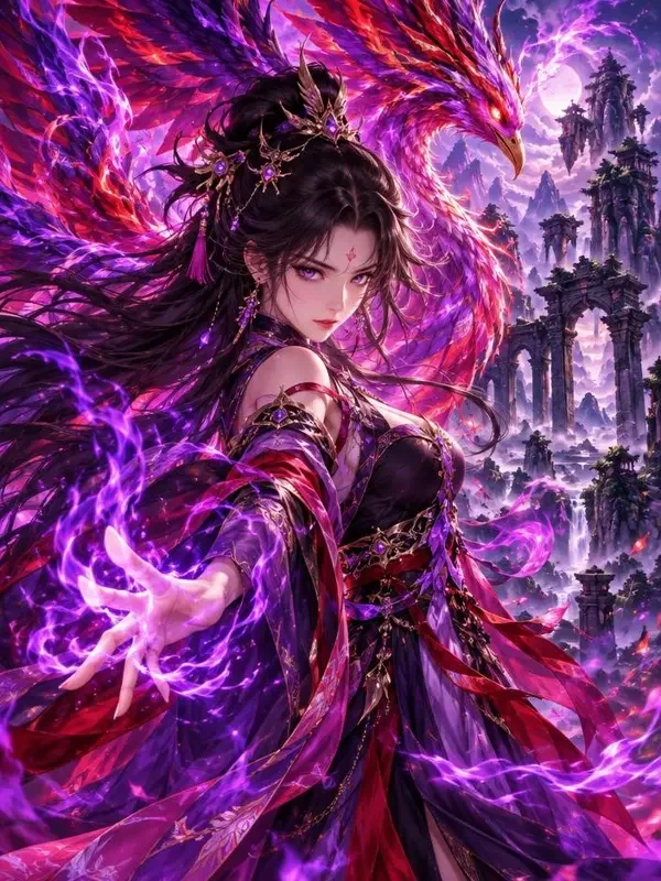 紫焰神凰 封面