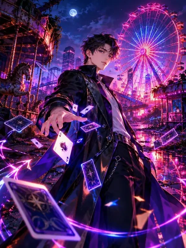 游乐园闭园后的魔术师 封面